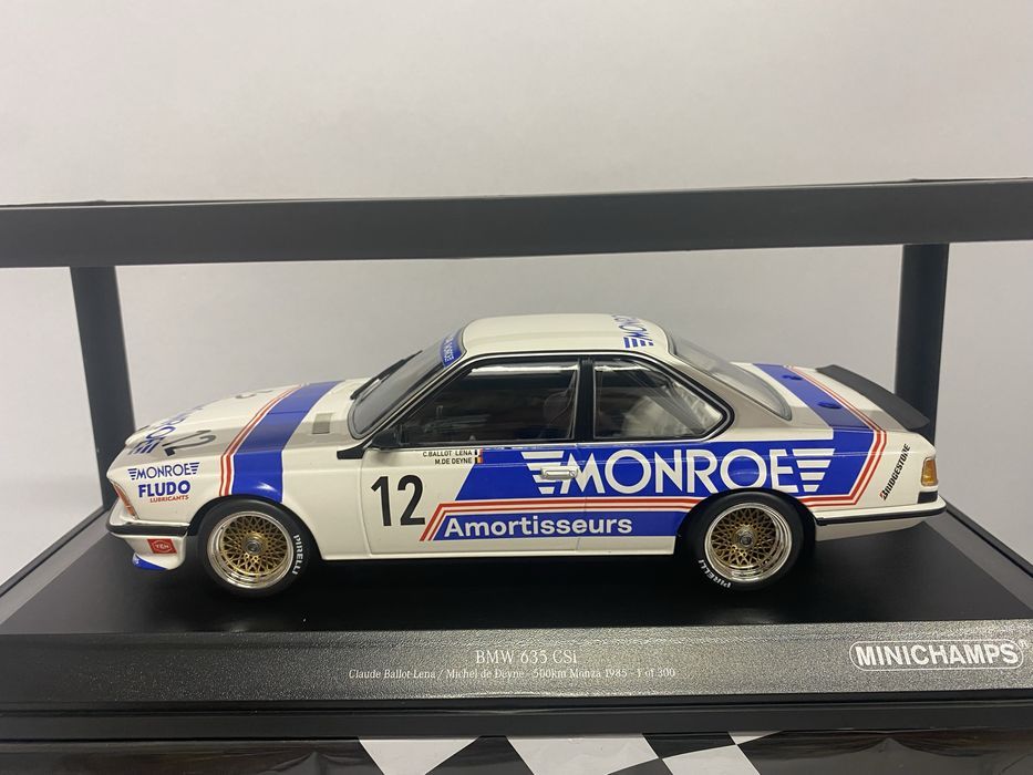 MINICHAMPS BMW 635 CSi machetă auto scara 1:18 25cm ed limitata 300buc