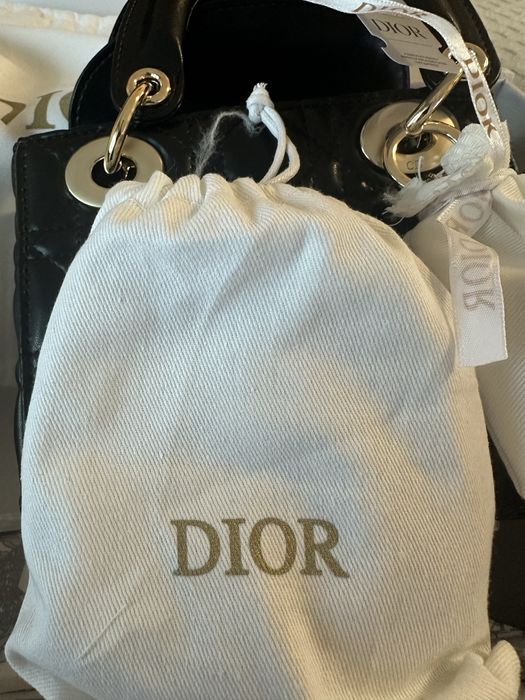 Дамска черна чанта DIOR