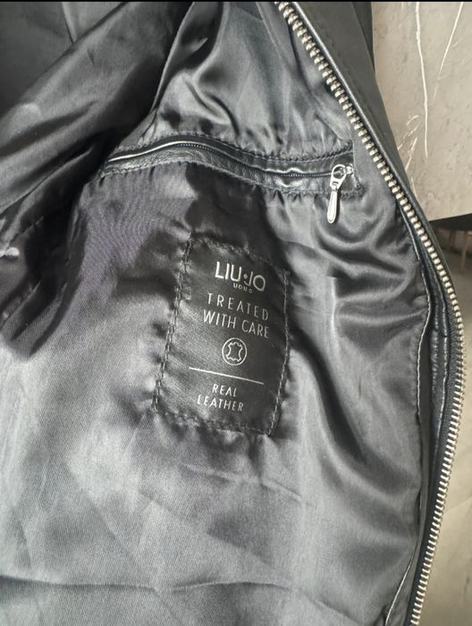 Geaca / jacheta bomber de piele Liu-Jo, marime S