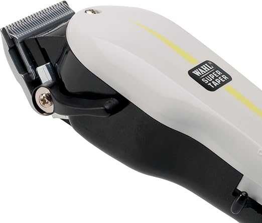 Машинка за подстригване Wahl Super Taper,  С кабел , Бяла