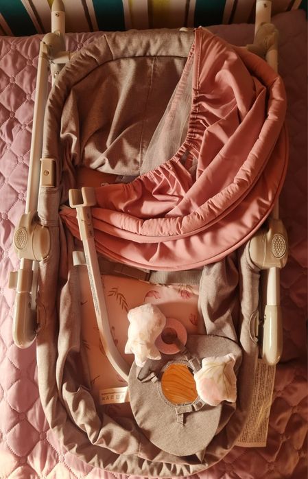 Бебешка люлка 5 в 1 Kinderktaft - Розова