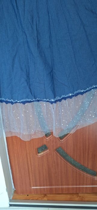 Fust de blugi lungă