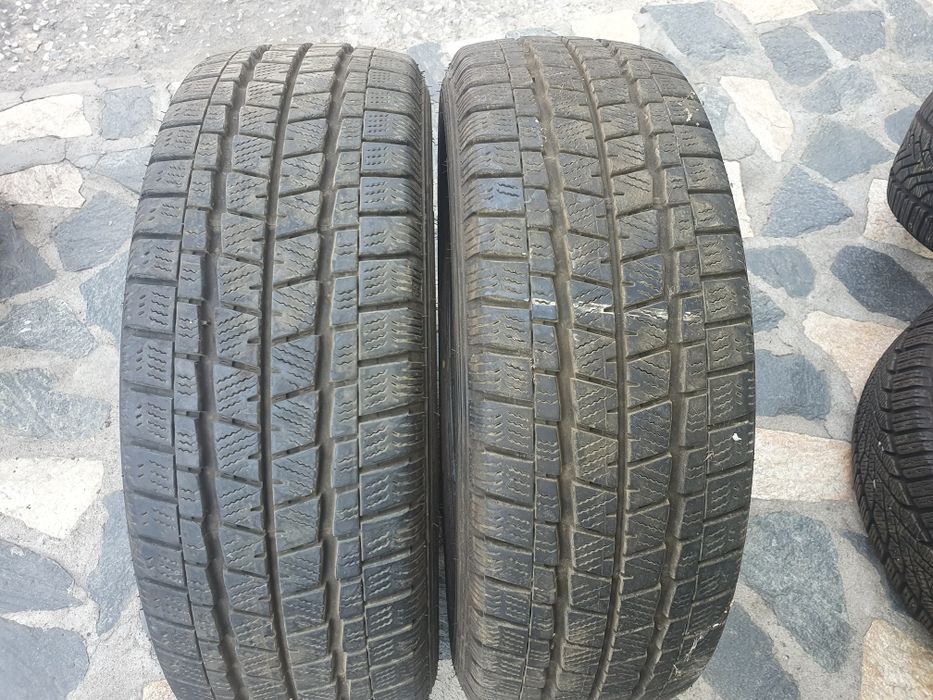 2бр  зимни гуми Фалкен бусови 195-60-16С/2018г/8.5мм грайфер/