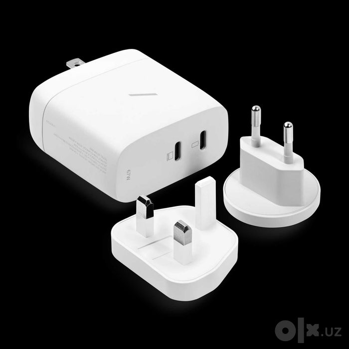 Сетевое зарядное устройство Native Union Fast GaN Charger 2 USB-C, PD