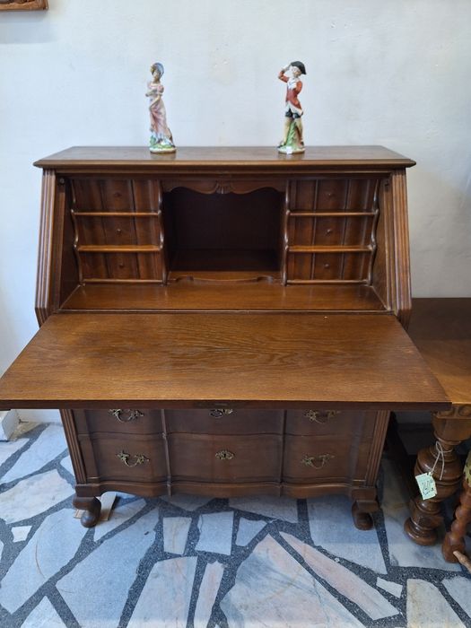 Винтидж писалище дъб масив