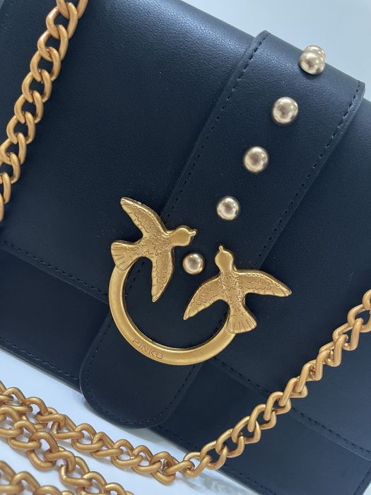 Geanta pinko love one gold