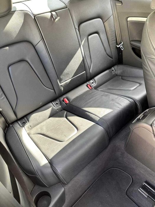 Седалки салон ауди а5 кожа кожен черен рекаро s-line