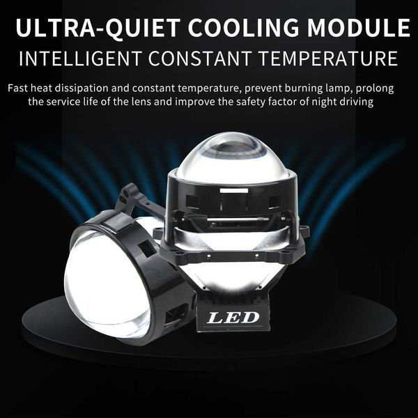 Bi-LED лупи за вграждане  3 инча, 120W, 2бр