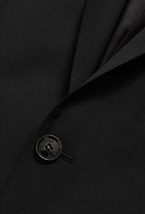 Sacou blazer 52 XL de lux Oscar Jacobson lana respirabila negru