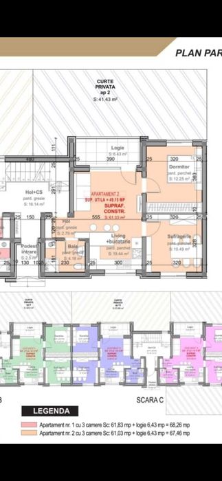 Apartament 3 camere