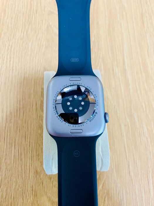 НОВ !!! Apple Watch S11, 46mm GPS, Space Grey, SB M/L, 100% BH