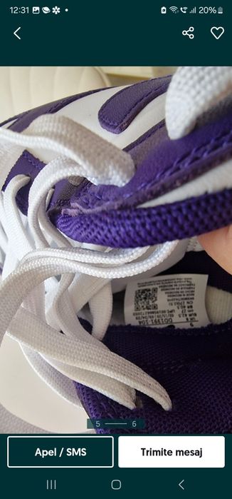 Nike Dunk Low Retro white/court purple