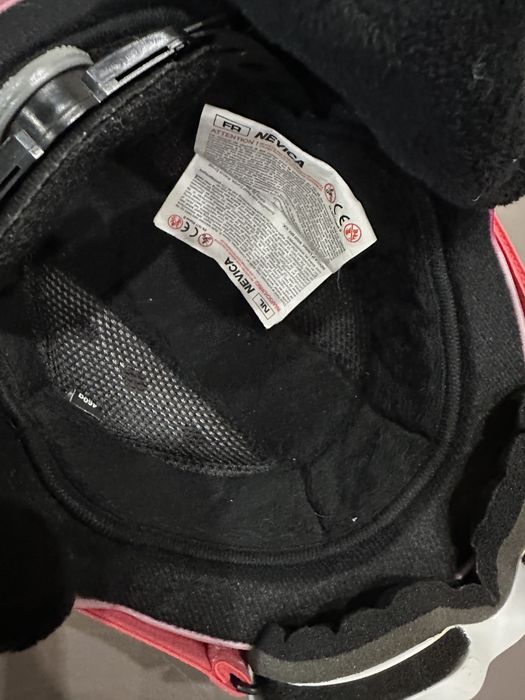 Ски каска със ски очила