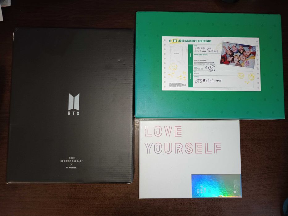 BTS Summer Package2019,season's greetings2019,LY World Tour SEOUL