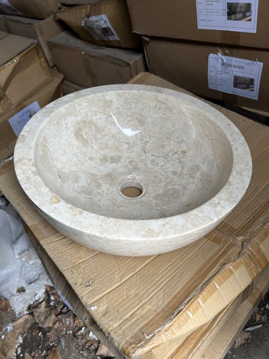 Мивка от мрамор - естествен материял