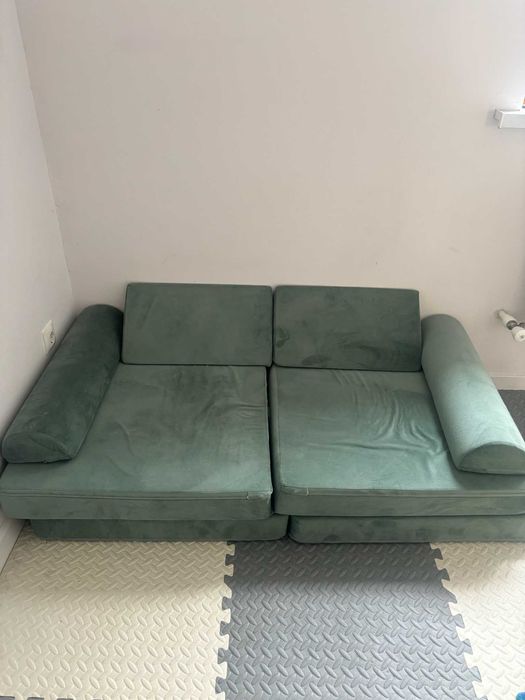 игровой диван, бирюзовый