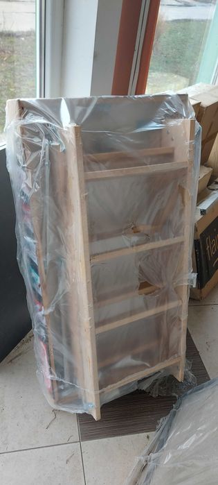 Scara mansarda pliabila 60x100 cm, lemn fag (sigilata)