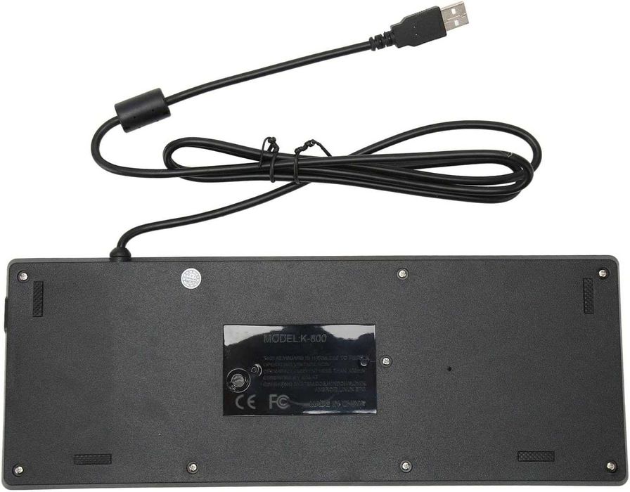 Клавиатура LICAEVEY K 800 с тъчпад, USB кабелна с вграден USB хъб