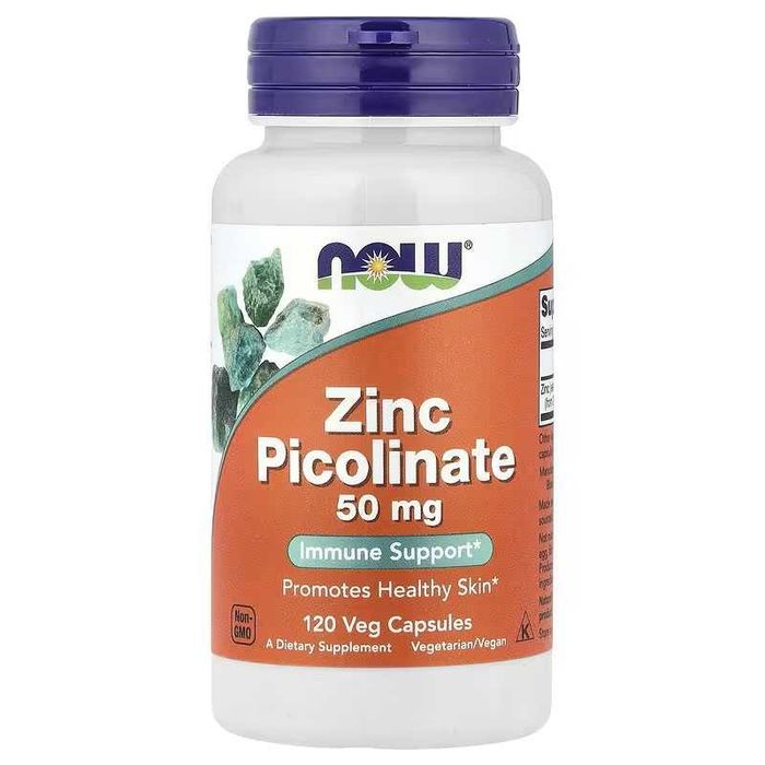 NOW Foods пиколинат цинка цинк sink Zinc Picolinate 60 и 120 капсул