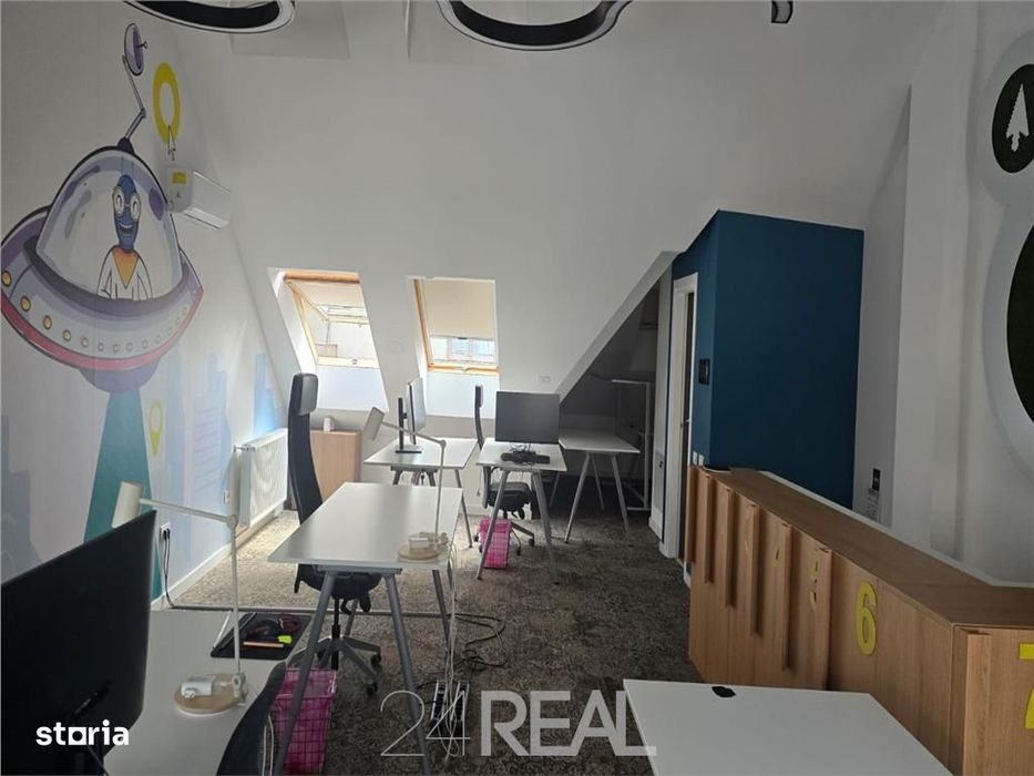 Spatiu de birouri premium 310 mp, 5 niveluri, complet amenajat