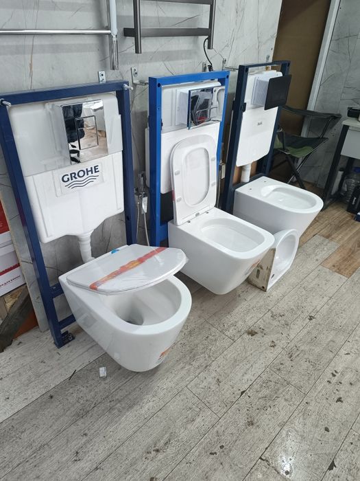 Инсталляции Grohe с унитазом торнадо