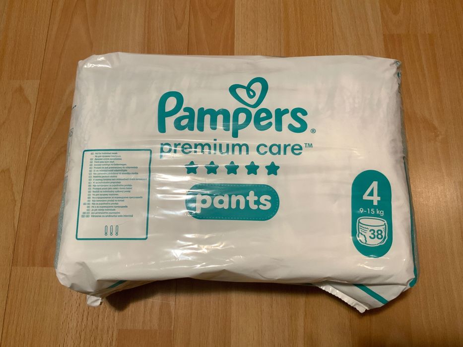 Pampers premium care pants 4, 114 buc in pachete nedesfacute + 8 buc