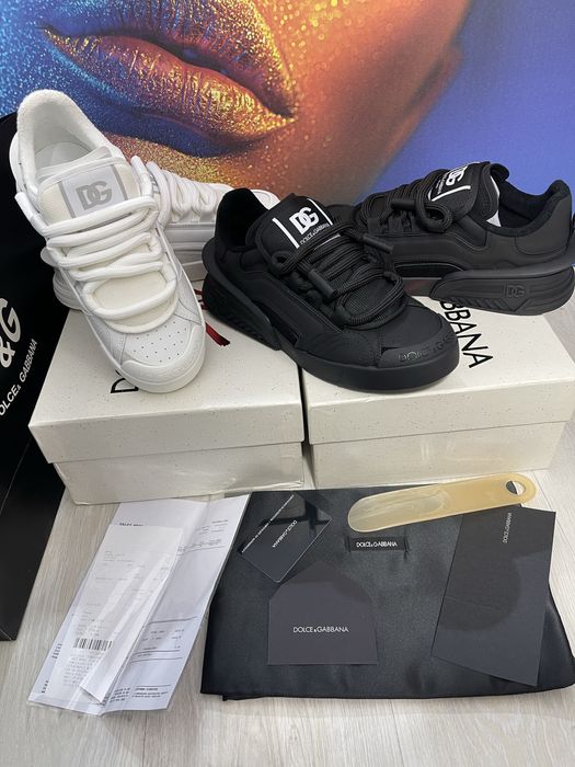 Adidasi Dolce Gabbana piele naturala 100% Full Box colectie noua