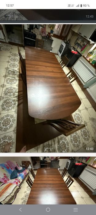 Продам стол с стульями