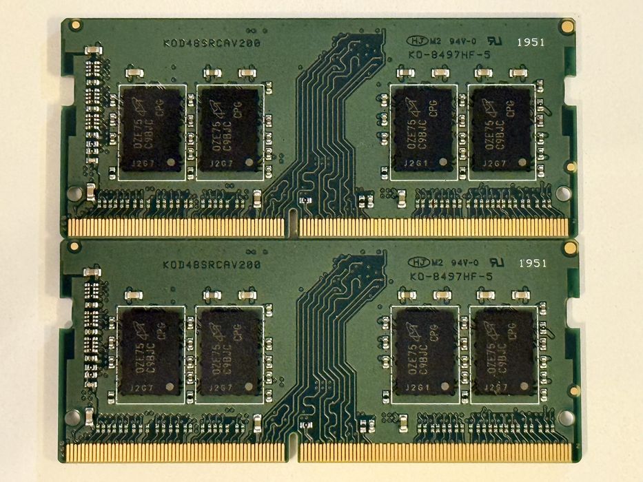 16GB (2 x 8GB) DDR4 2666 SO-DIMM RAM кит за лаптоп Crucial