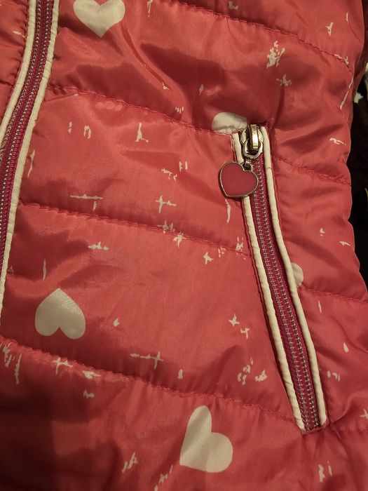 Geacă roz fetițe 3 ani