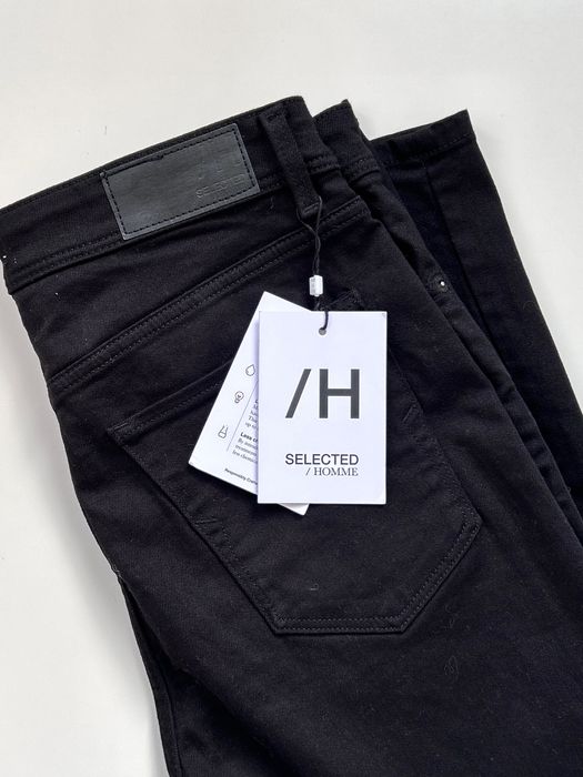 Нови черни мъжки слим дънки Selected homme 33номер