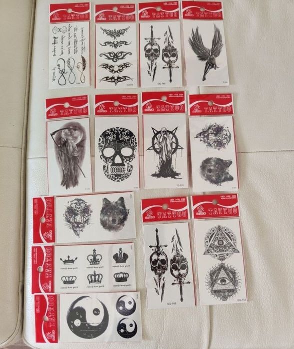 Tatuaje temporare aplicare rapida cu apa