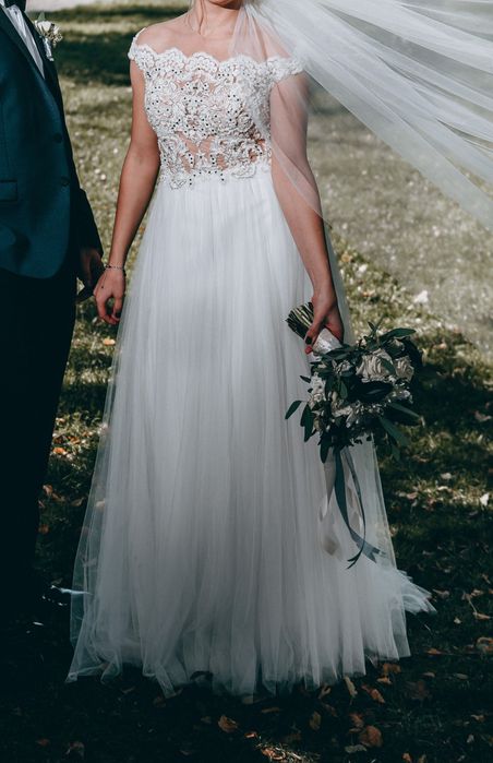 Rochie de mireasa model Aida, marca Lorenzo Rossi