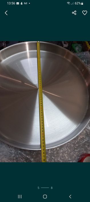 Tavă/ Grill inox alimentar fi 55 cm x 5,5 mm Promo 239 lei