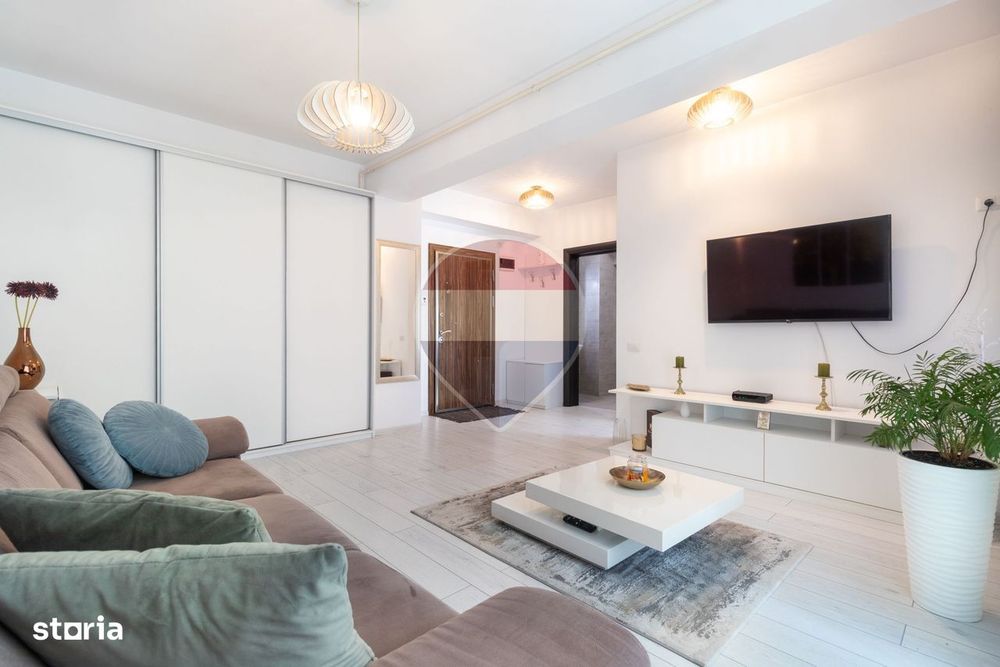 Vanzare 2 camere | Militari Residence | Living mare | Mobilat & utilat