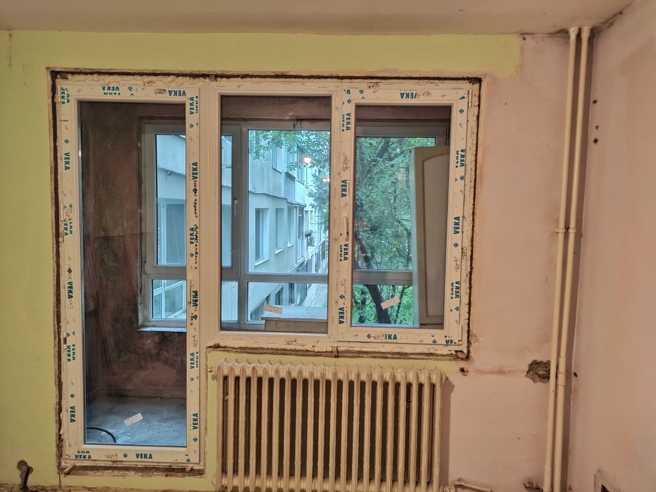 Tamplarie pvc cu geam termopan /tripan