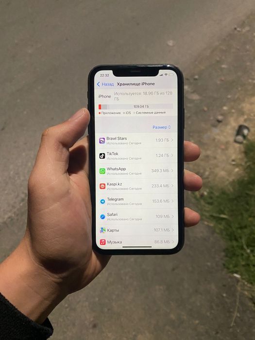 iPhone 11 черный цвет 128 гб