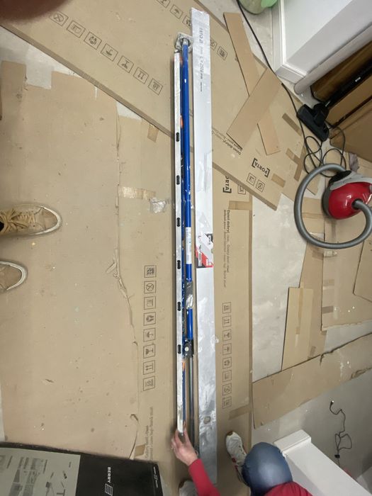 Nivela aluminiu Dexter, 3 bule aer, L 1800 mm