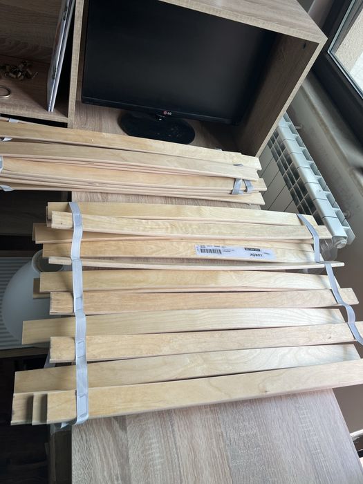Високо легло MALM Ikea 160x200 с 4 чекмеджета