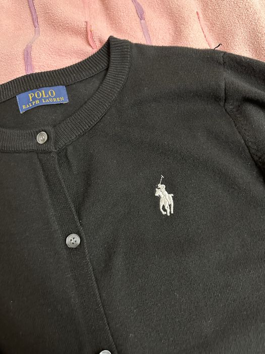 кофта полло черный цвет