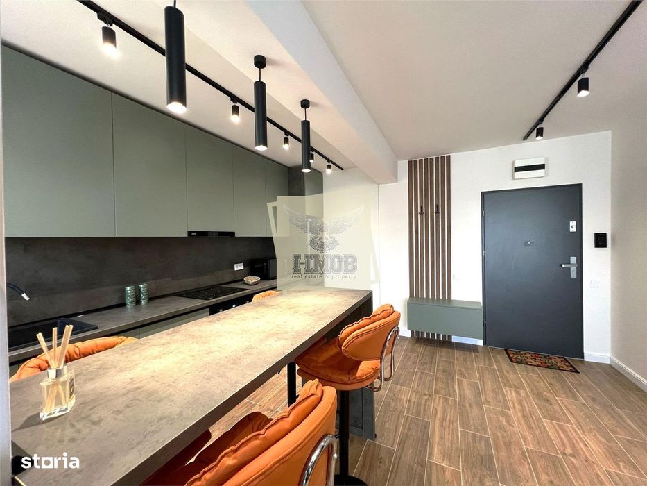 Garsoniera moderna 38 mp utili etajul 1 cu balcon in zona Ciresica