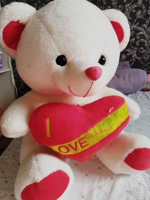 Мягкий Мишка белый