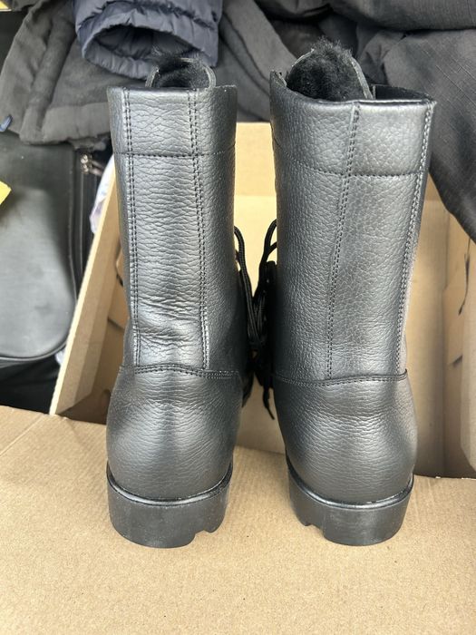 Сапоги берцы кожаные !!