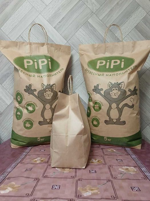 Древесный наполнитель для домашних животных