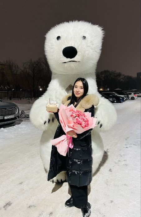 Белый мишка и Горилла