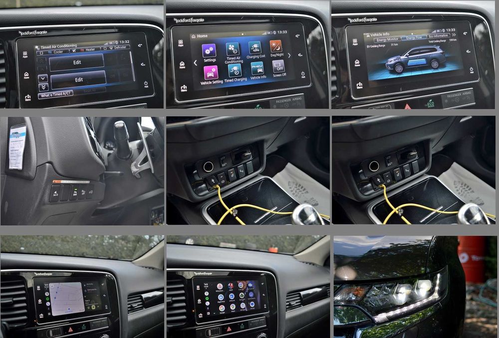 Mitsubishi Outlander PHEV hibrid ,An 2019, Instyle,Volan încălzit