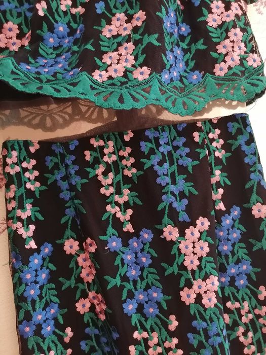 Rochiță River Island , imprimeu floral brodat
