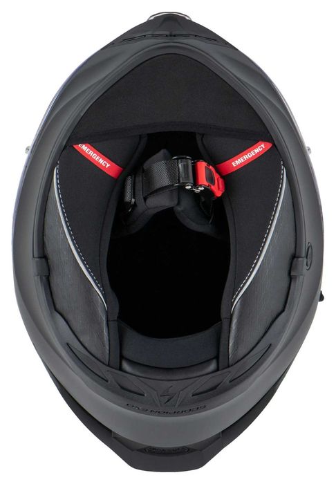 Мото каска SCORPION EXO -530 THERASS Metalic black/Red/Gray