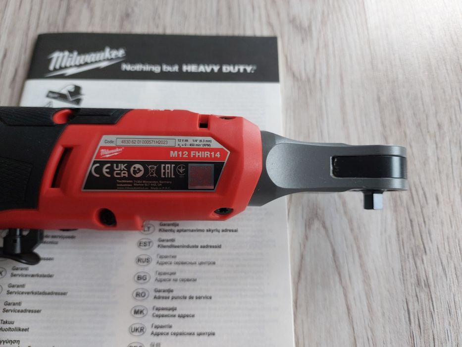 Cliket milwaukee M12 FHIR14, 47 nm, 450 rpm, nou