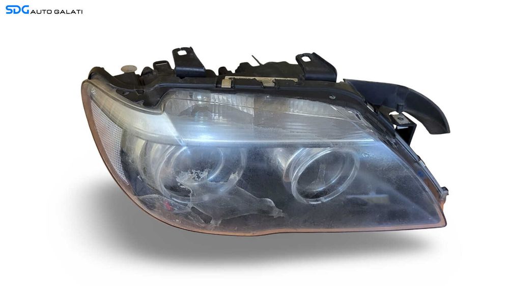 Far Dreapta cu Lupa si Xenon EUROPA FARA Droser BMW Seria 7 E65 E66 Facelift FL 2005 - 2008 Cod 6937242 6907488 [L4787]